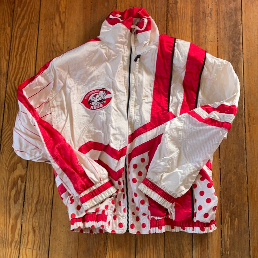 Vintage Cincinnati Reds bomber jacket